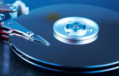 Cabeça de leitura de um disco duro