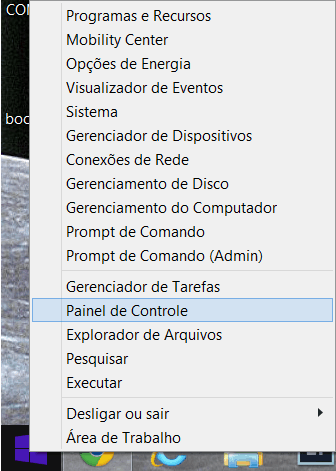 Windows 8.1 - Acessar Painel de Controle