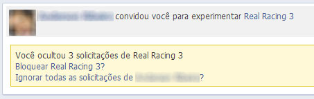 Facebook - Bloquear solicitações de jogos