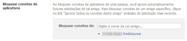 Facebook - Bloquear Convites de Usuários