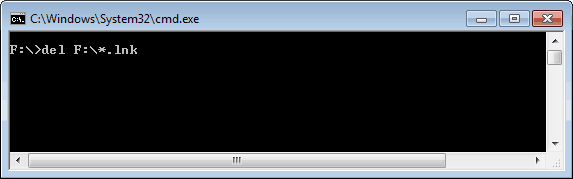 Prompt de Comando do Windows - Remover Atalhos