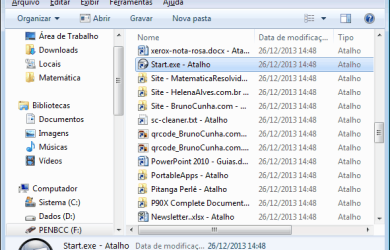 PenDrive - Atalhos no Windows Explorer
