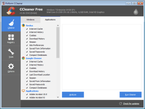 CCleaner Free - Aba Applications