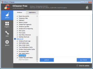 CCleaner Free - Aba Windows